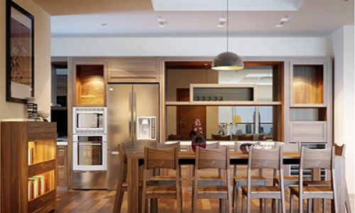 Dáng hình nghệ thuật trong những tấm Laminate nội thất gỗ công nghiệp