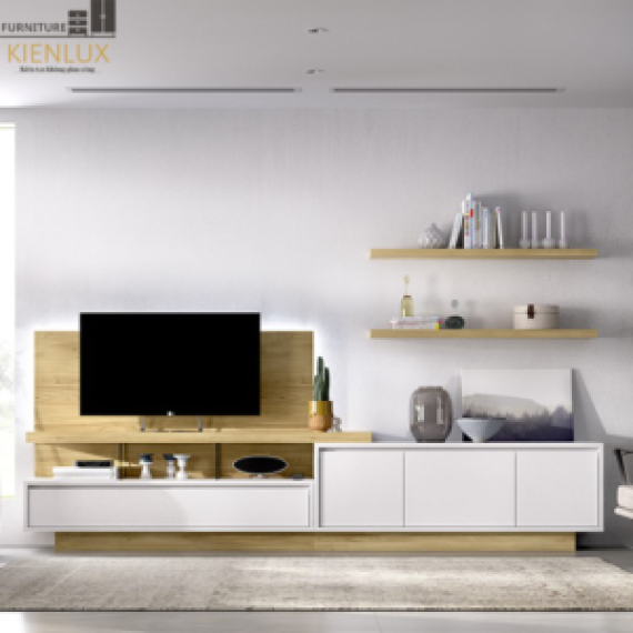 Mẫu Kệ Tivi Phòng Khách Gỗ Công Nghiệp-KTVKL006
