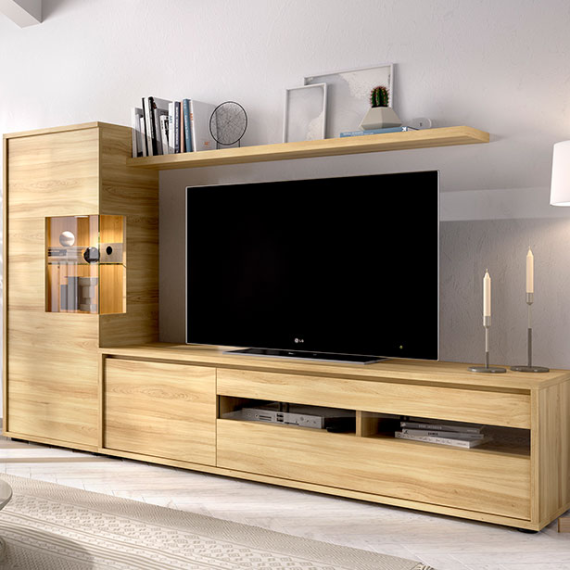 Mẫu Kệ Tivi Phòng Khách Gỗ Công Nghiệp-KTVKL004