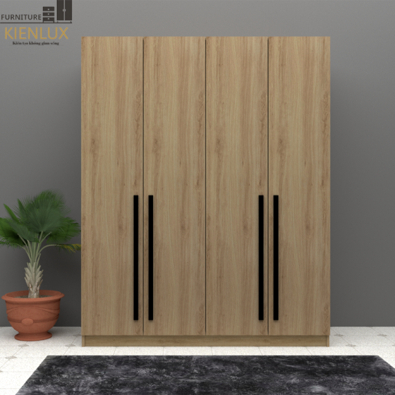 Tủ Quần Áo Gia Đình 4 Cửa Hiện Đại TAKL- 025