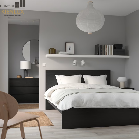 Giường Ngủ Đẹp Gia Đình Hiện Đại GNKL-022