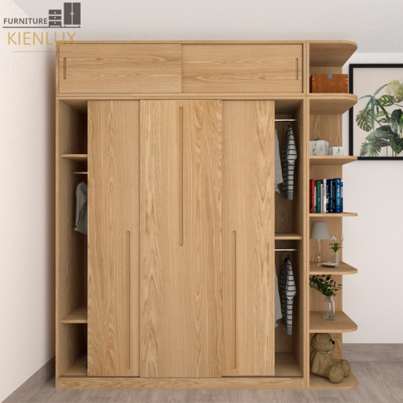 Tủ Quần Áo Gỗ – TAKL13
