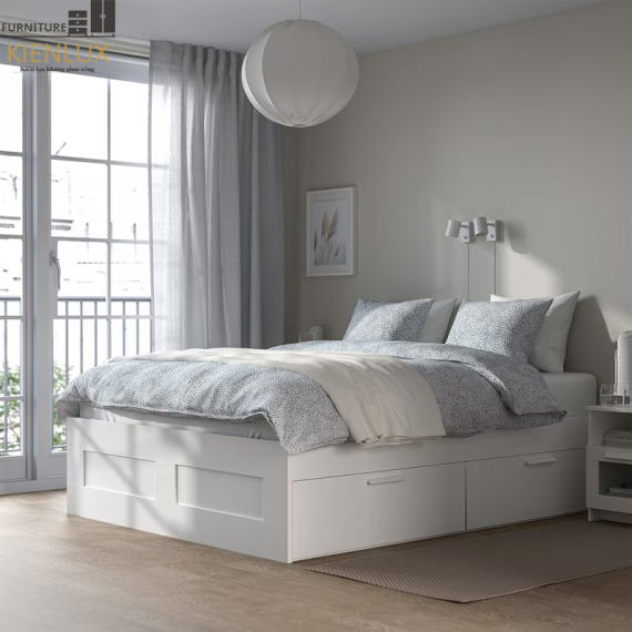 Giường Ngủ Cao Cấp Chất Lượng Phong Cách Hiện Đại -Kienlux065