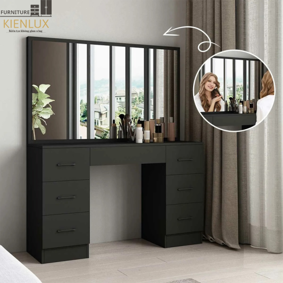 Bàn Trang Điểm Hiện Đại Gỗ Công Nghiệp-BPKL001