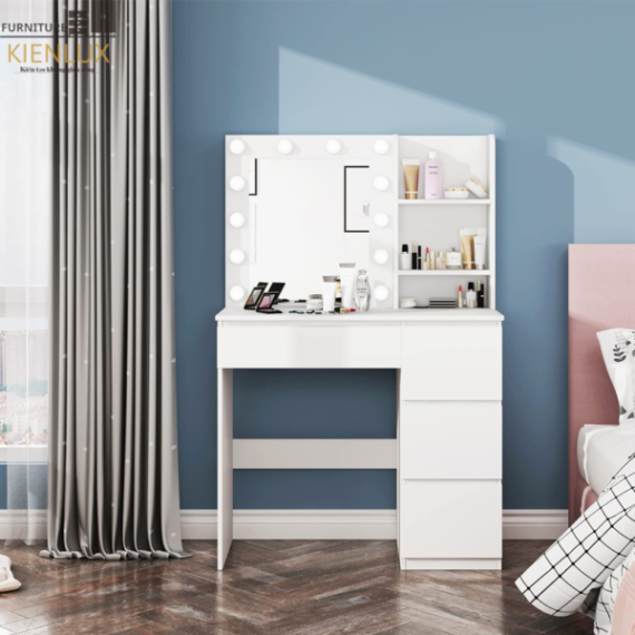 Bàn Trang Điểm Đẹp Hiện Đại Giá Rẻ Gỗ Công Nghiệp-BPKL003