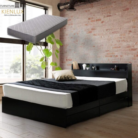 Giường Ngủ Hiện Đại Gỗ Công Nghiệp Dành Cho Gia Đình GNKL-021