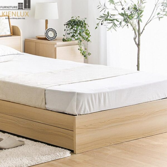 Giường Ngủ Chất Liệu Gỗ Công Nghiệp Hiện Đại GNKL-014