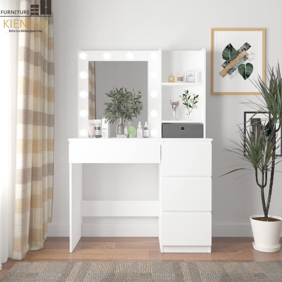 Bàn Trang Điểm Đẹp Hiện Đại Giá Rẻ Gỗ Công Nghiệp-BPKL003
