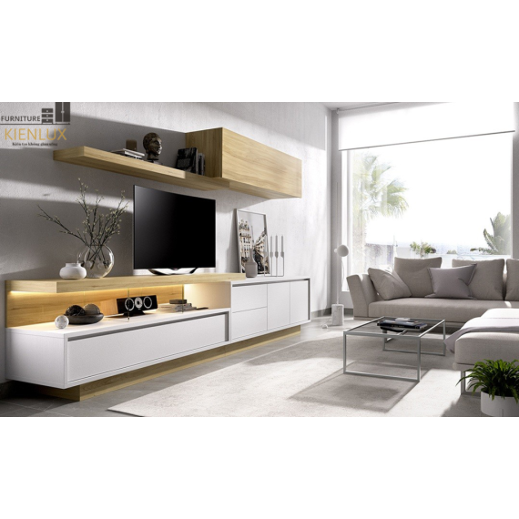 Mẫu Kệ Tivi Phòng Khách Gỗ Công Nghiệp-KTVKL002