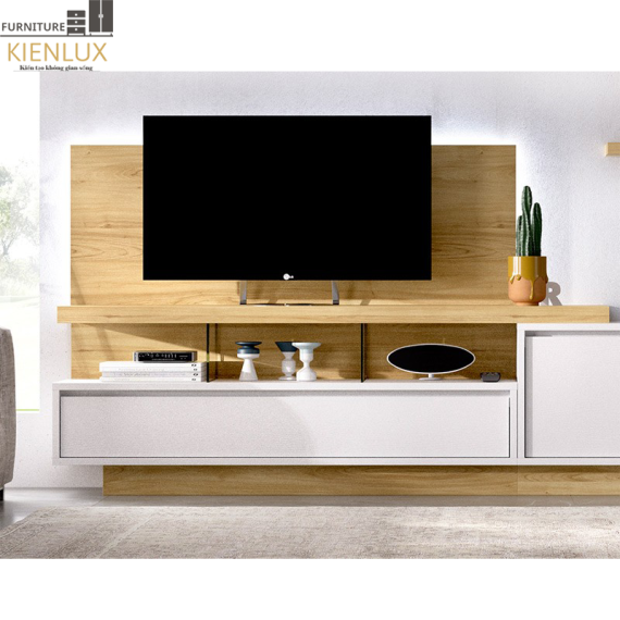 Mẫu Kệ Tivi Phòng Khách Gỗ Công Nghiệp-KTVKL006