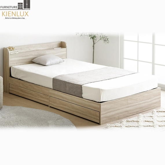 Giường Ngủ Gỗ Công Nghiệp Thiết Kế Sang Trọng GNKL-015