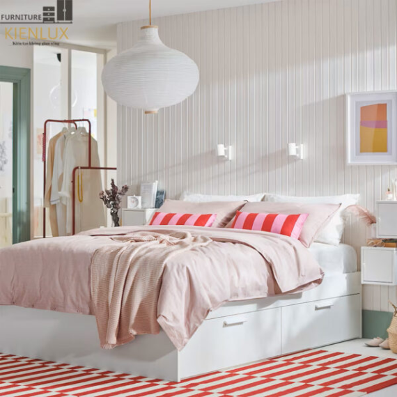 Giường Ngủ Cao Cấp Chất Lượng Phong Cách Hiện Đại -Kienlux065