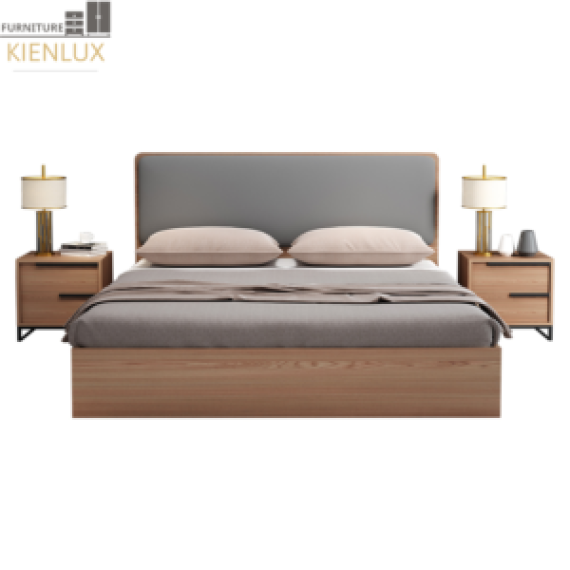 Giường Ngủ Đẹp Hiện Đại Bằng Gỗ Sang Trọng-GNKL009