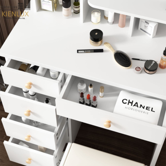 Bàn Trang Điểm Đẹp Gỗ Công Nghiệp MDF-BPKL004