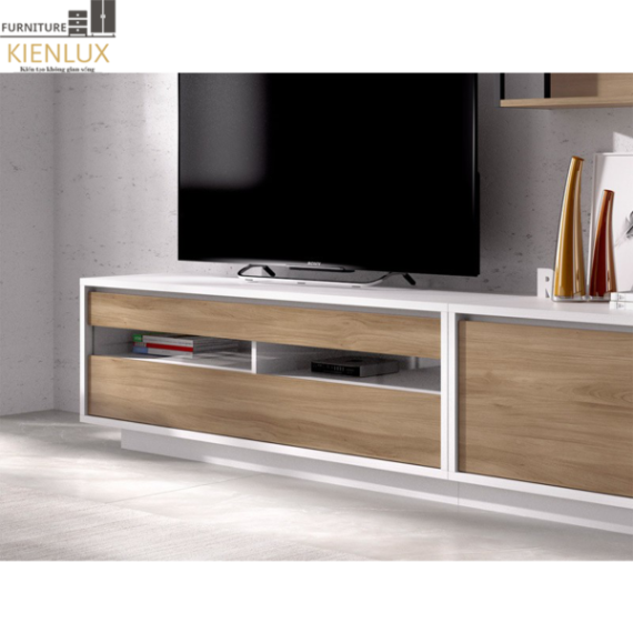Mẫu Kệ Tivi Phòng Khách Gỗ Công Nghiệp-KTVKL010