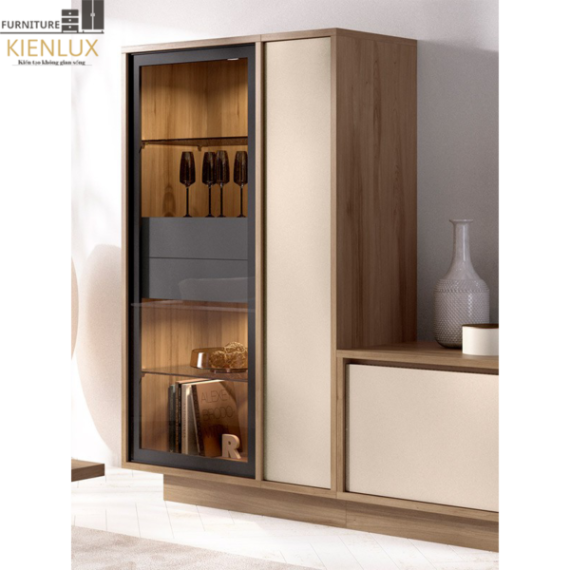 Mẫu Kệ Tivi Phòng Khách Gỗ Công Nghiệp-KTVKL012