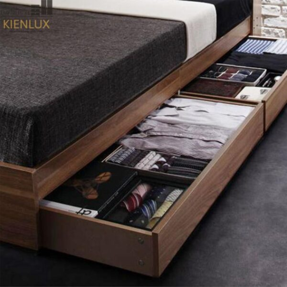 Giường Ngủ Đẹp Gỗ Công Nghiệp MDF Sang Trọng GNKL-017