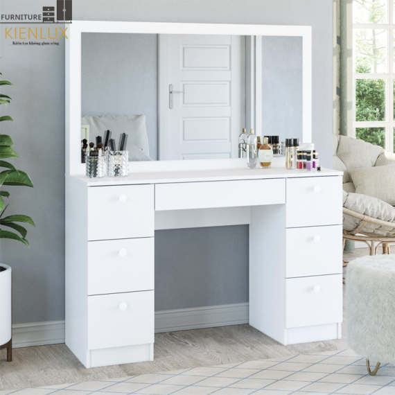 Bàn Trang Điểm Đẹp Gỗ Công Nghiệp MDF-BPKL005