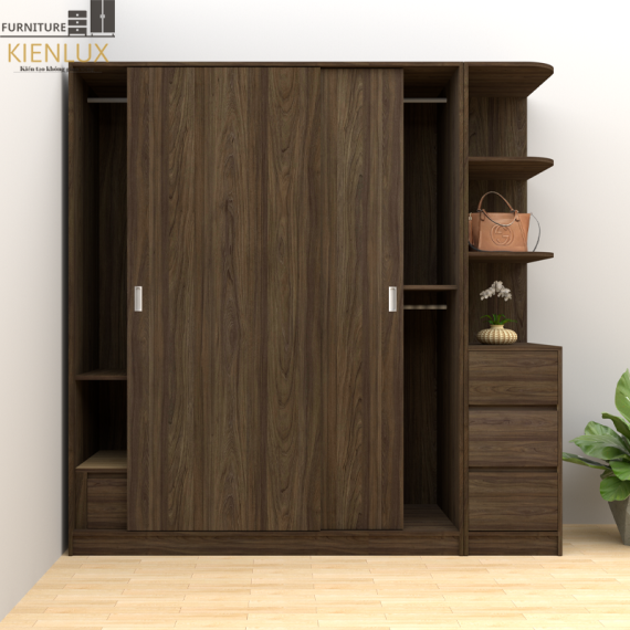 Tủ Quần Áo Cửa Lùa 2 Cánh TAKL-023