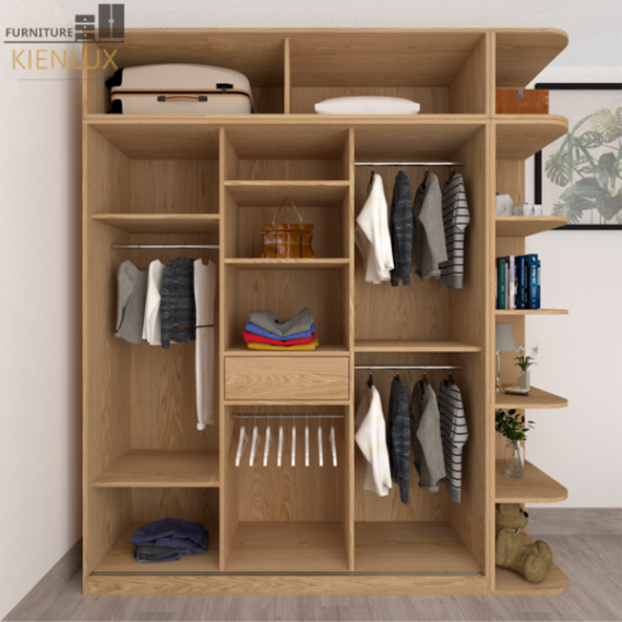 Tủ Quần Áo Gỗ – TAKL13