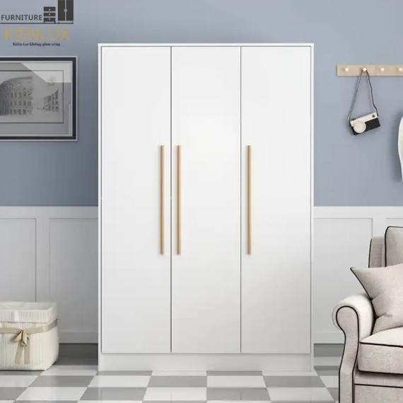 Tủ Quần Áo 3 Cánh Gỗ Công Nghiệp -KL041