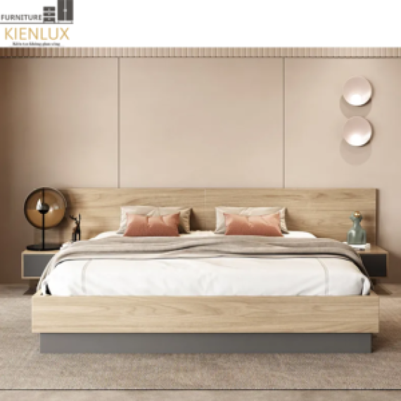 Giường Ngủ Đẹp Gia Đình Hiện Đại GNKL-026