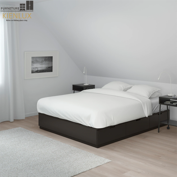 Giường Ngủ Gỗ Công Nghiệp Thiết Kế Sang Trọng-GNKL013