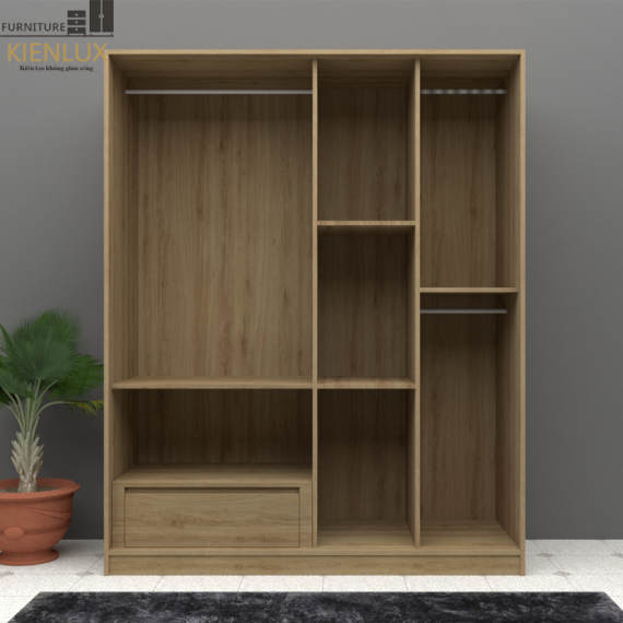 Tủ Quần Áo Gia Đình 4 Cửa Hiện Đại TAKL- 025
