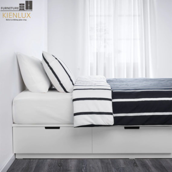 Giường Ngủ Gỗ Công Nghiệp Thiết Kế Sang Trọng-GNKL012