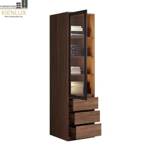 Tủ Quần Áo Cửa Lùa Cánh Kính Cao Cấp- KL004