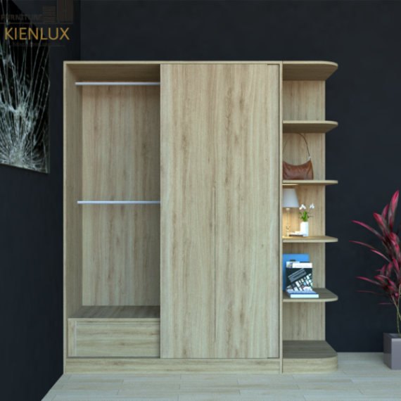 Tủ Quần Áo Cửa Lùa Thiết Kế Hiện Đại TAKL-028