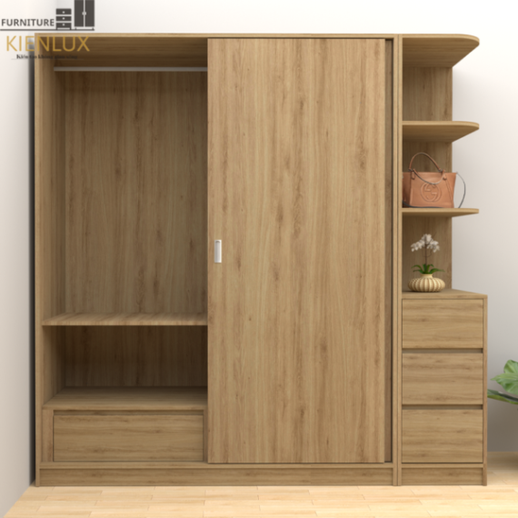 Tủ Quần Áo Cửa Lùa 2 Cánh TAKL-022