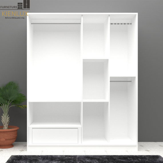 Tủ Quần Áo Gia Đình 4 Cửa Hiện Đại TAKL- 027