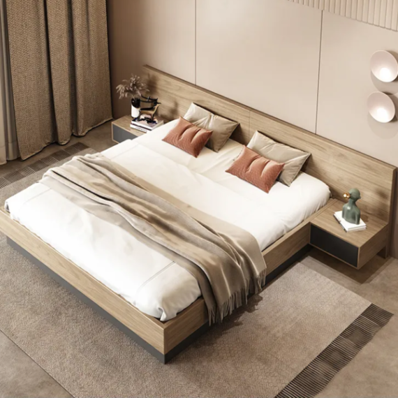 Giường Ngủ Đẹp Gia Đình Hiện Đại GNKL-026