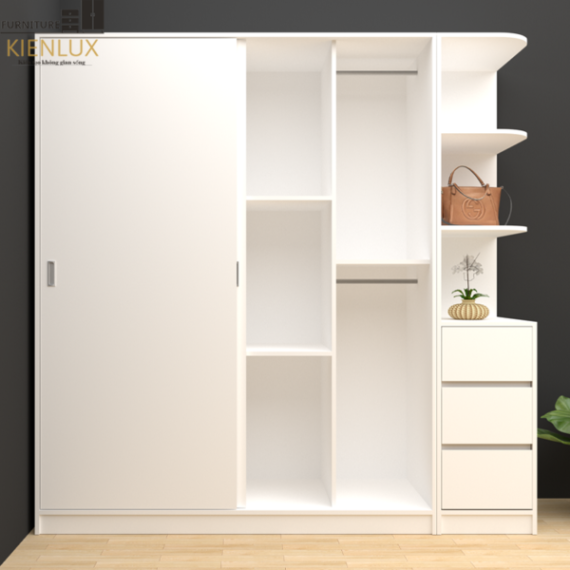 Tủ Quần Áo Cửa Lùa 2 Cánh TAKL-024