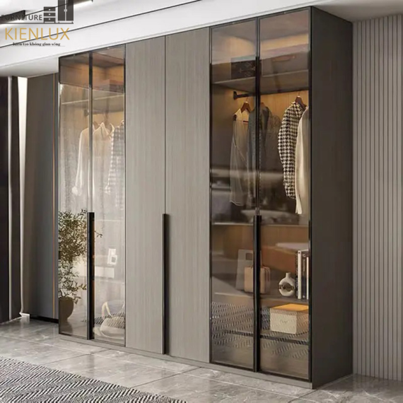 Tủ Quần Áo Cánh Kính Sang Trọng -KL001