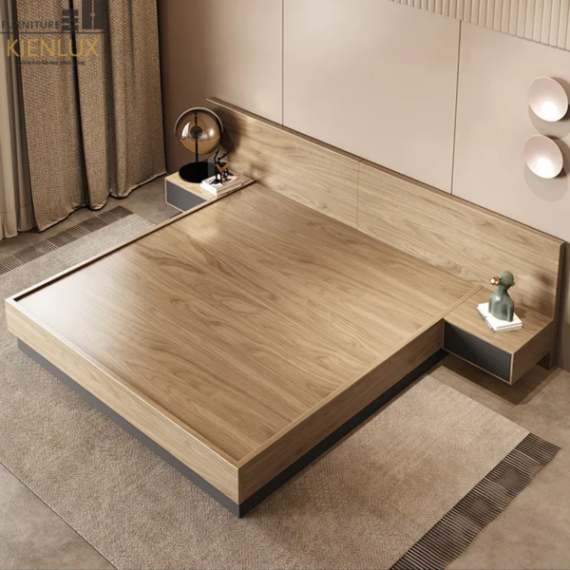 Giường Ngủ Đẹp Gia Đình Hiện Đại GNKL-026