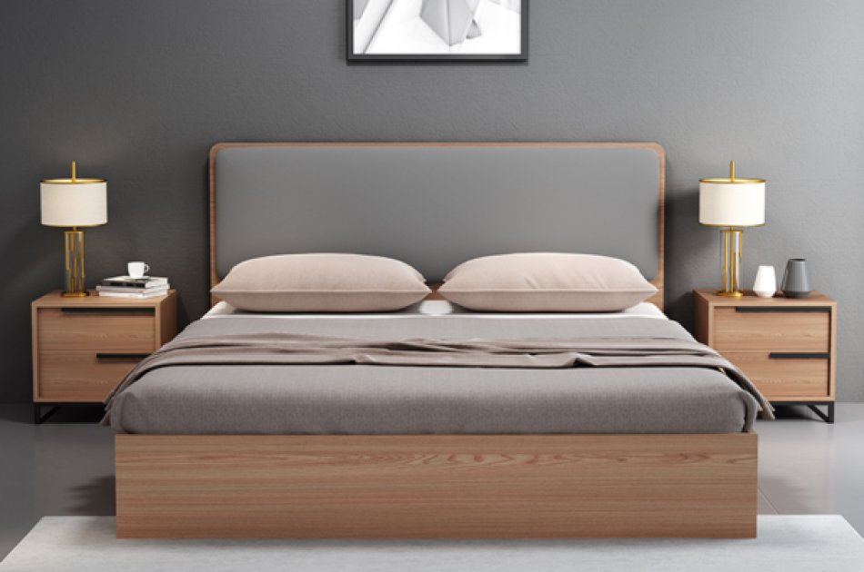 Giường Ngủ Đẹp Hiện Đại Bằng Gỗ Sang Trọng-GNKL009