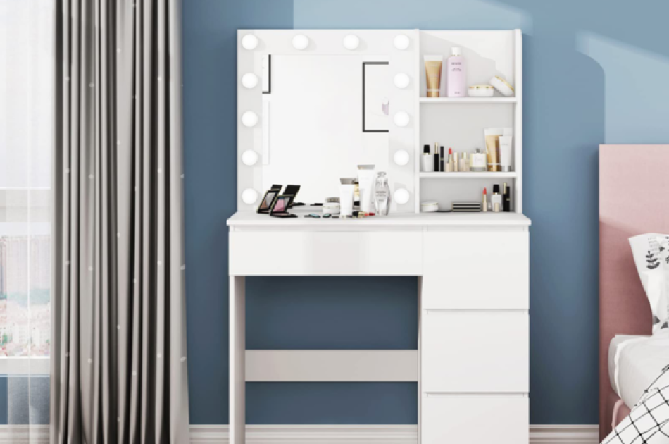 Bàn Trang Điểm Đẹp Hiện Đại Giá Rẻ Gỗ Công Nghiệp-BPKL003