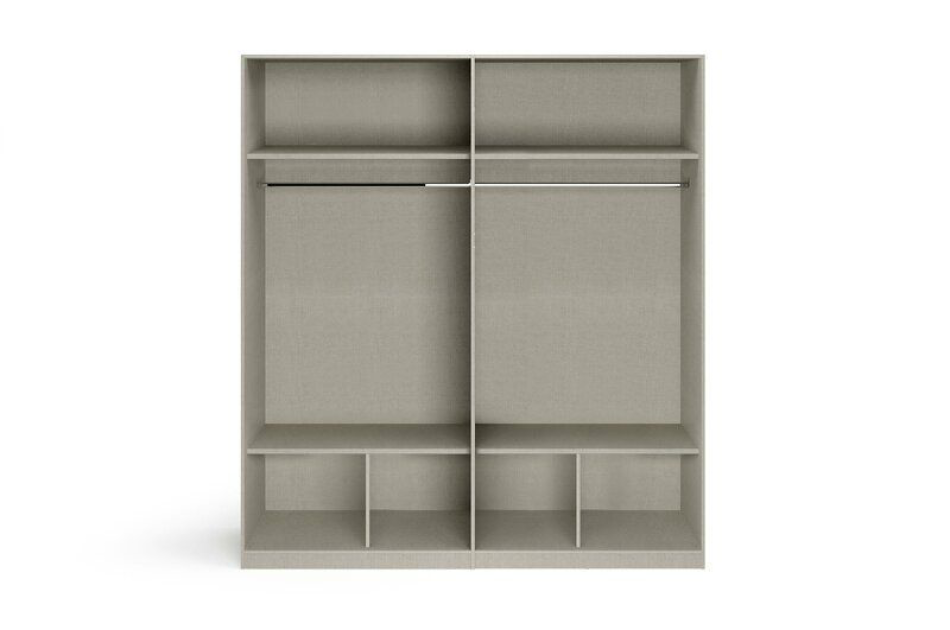 Tủ Quần Áo Gỗ Gia Đình 4 Cánh Có Gương-TAKL017