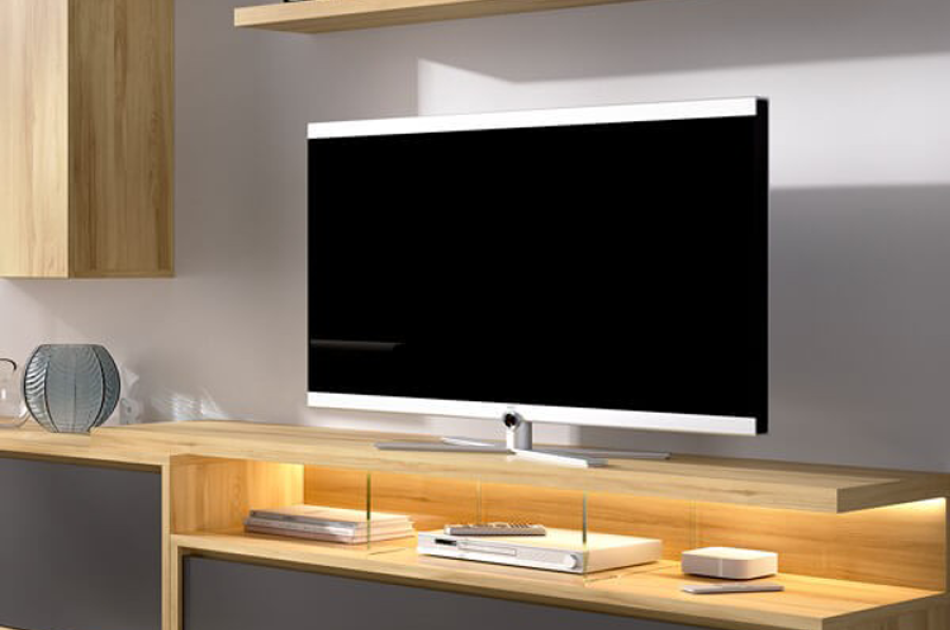 Mẫu Kệ Tivi Phòng Khách Gỗ Công Nghiệp-KTVKL001