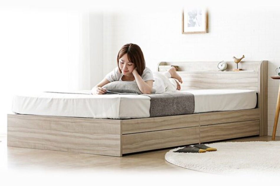 Giường Ngủ Gỗ Công Nghiệp Thiết Kế Sang Trọng GNKL-015