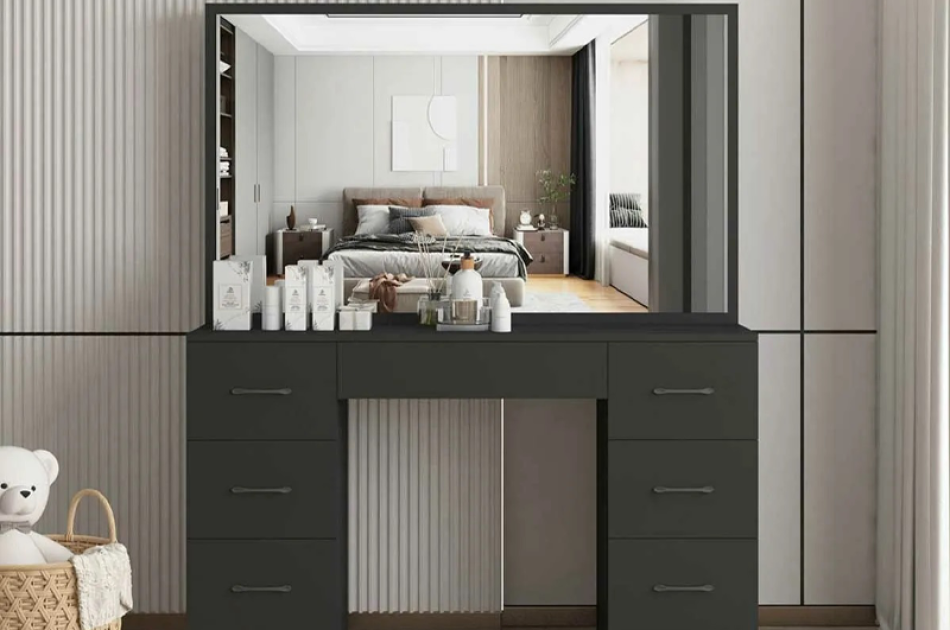 Bàn Trang Điểm Hiện Đại Gỗ Công Nghiệp-BPKL001