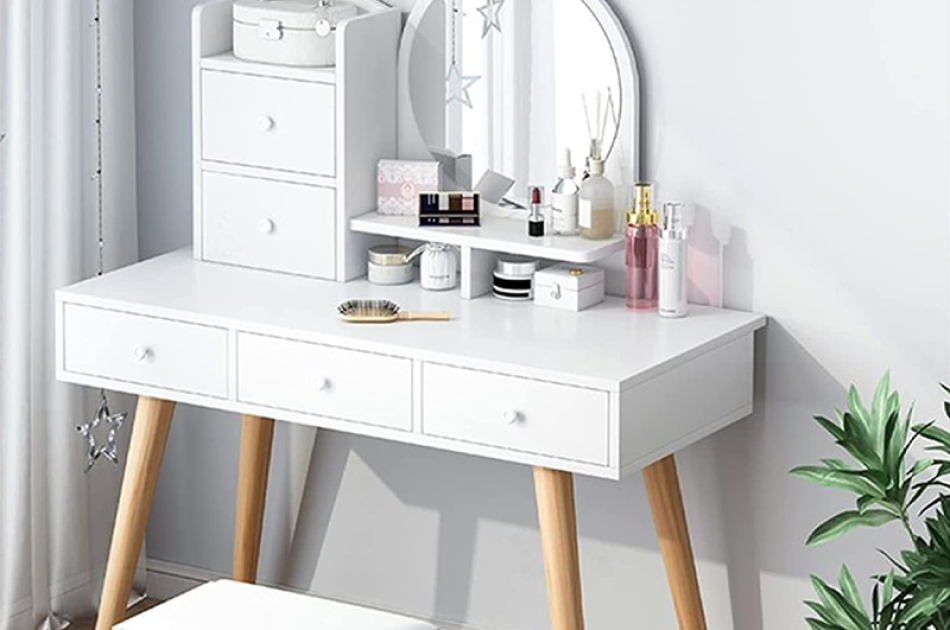 Bàn Trang Điểm Đẹp Gỗ Công Nghiệp MDF-BPKL002