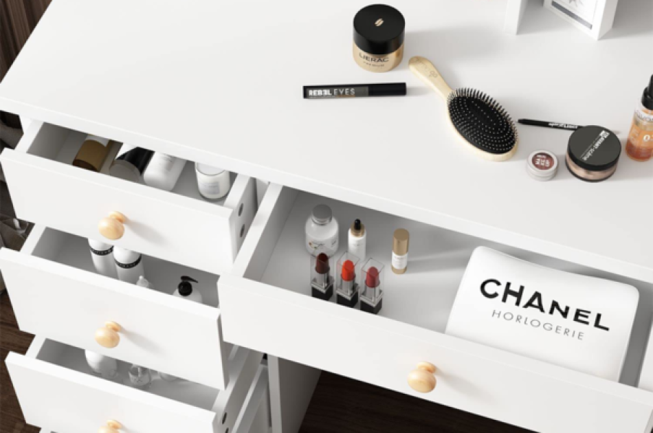 Bàn Trang Điểm Đẹp Gỗ Công Nghiệp MDF-BPKL004