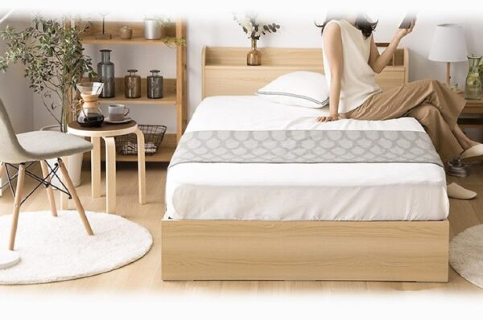 Giường Ngủ Chất Liệu Gỗ Công Nghiệp Hiện Đại GNKL-014