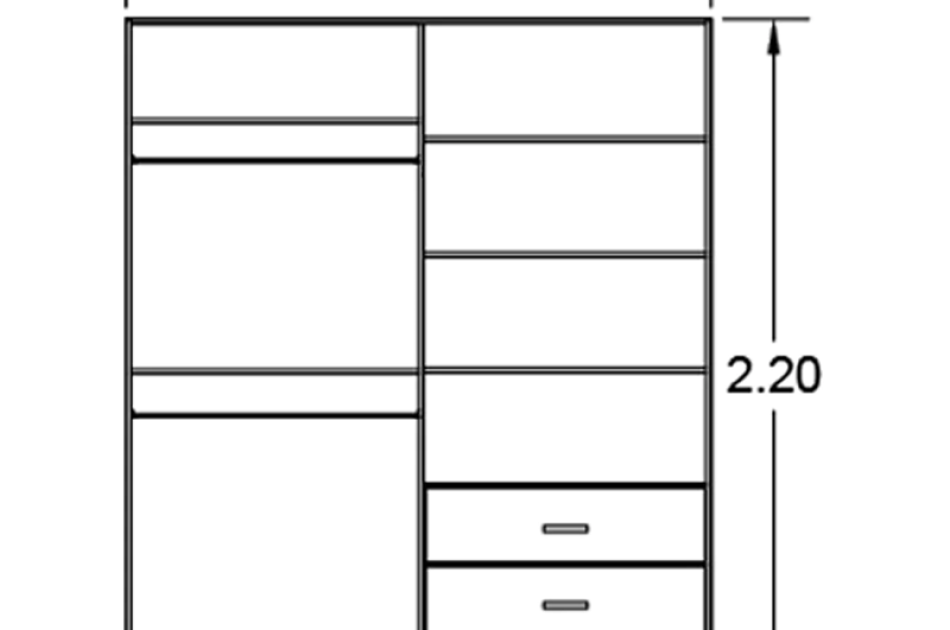 Tủ Quần Áo 4 Cánh-TAKL07