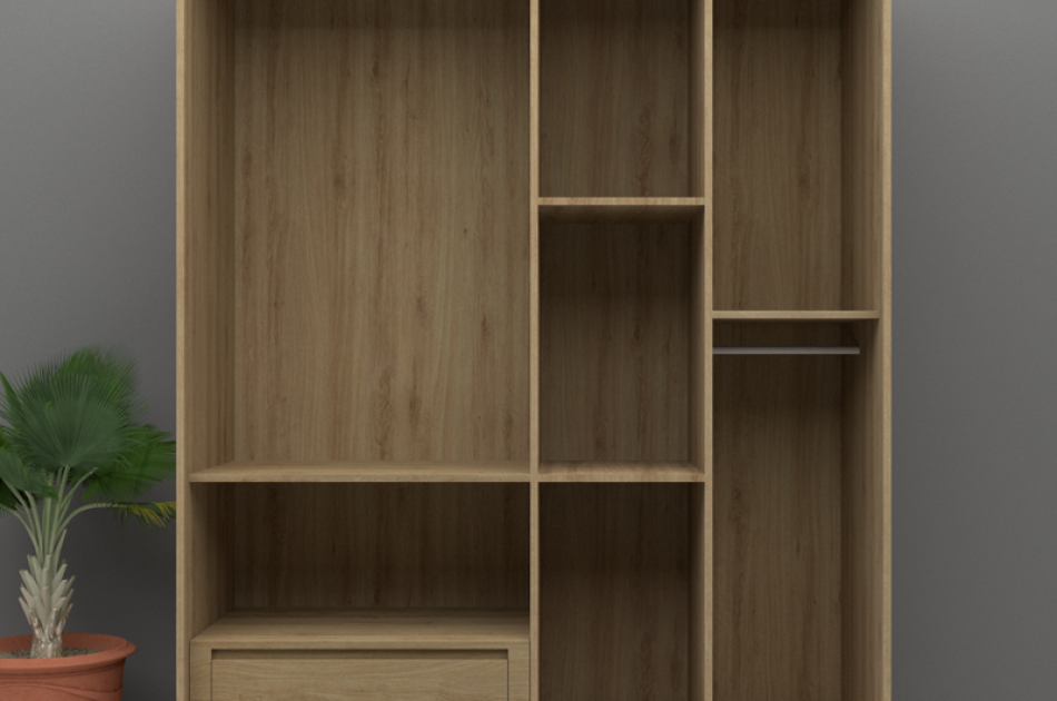 Tủ Quần Áo Gia Đình 4 Cửa Hiện Đại TAKL- 025