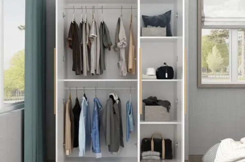 Tủ Quần Áo 3 Cánh Gỗ Công Nghiệp -KL041